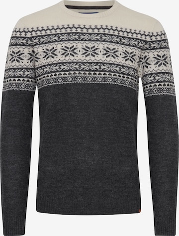 BLEND Sweater in Grey: front