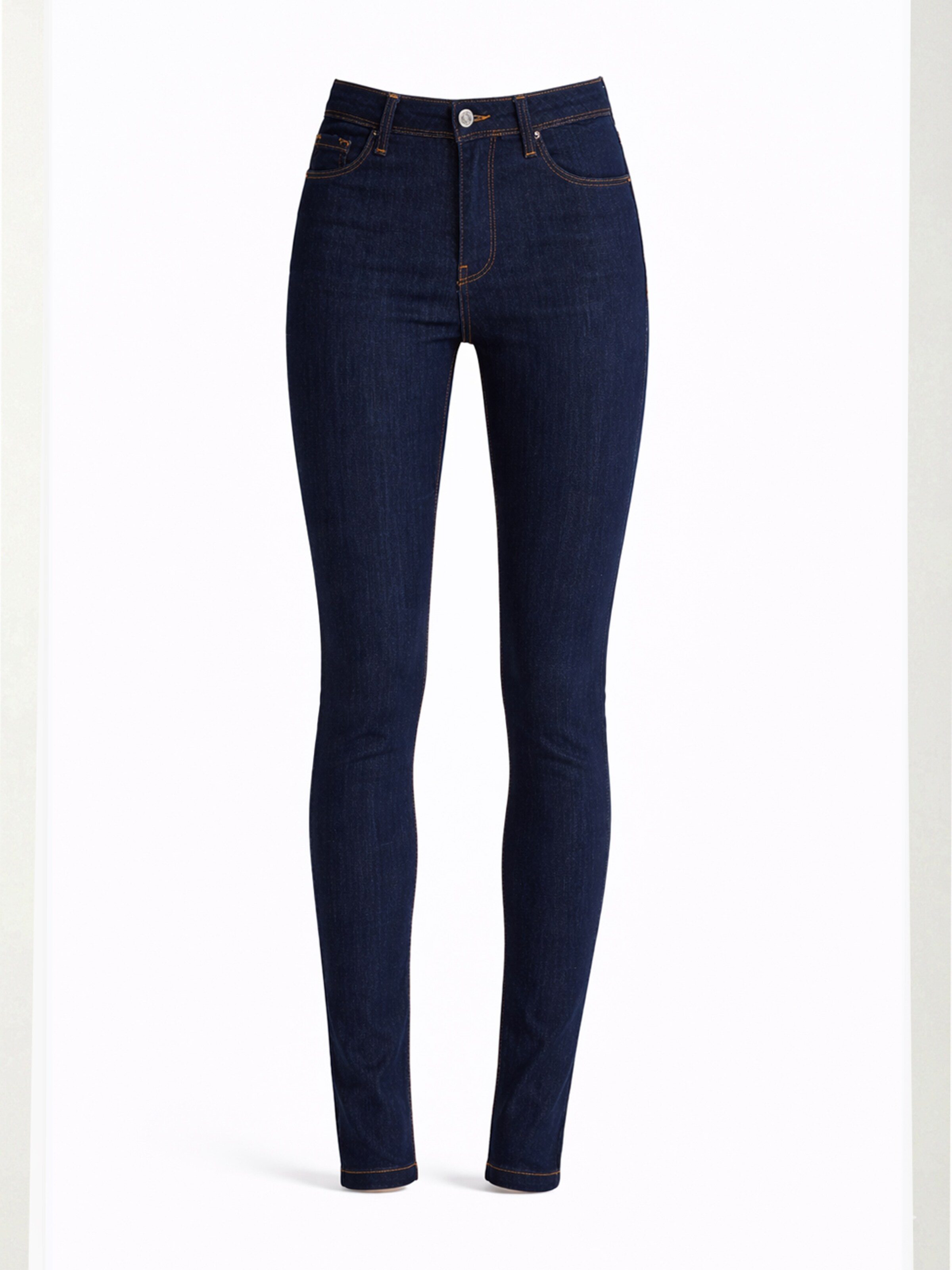 IT'S BASIC Skinny Jeans 'Skinny High Rise Jeans' in Blauw: voorkant