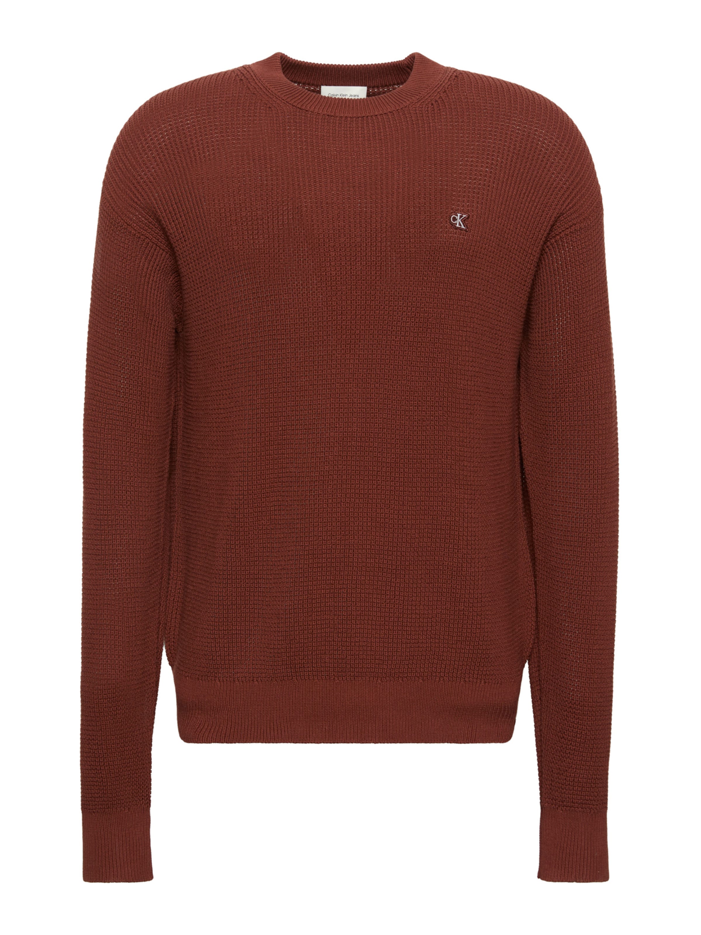 Calvin Klein Jeans - Pullover em castanho: frente