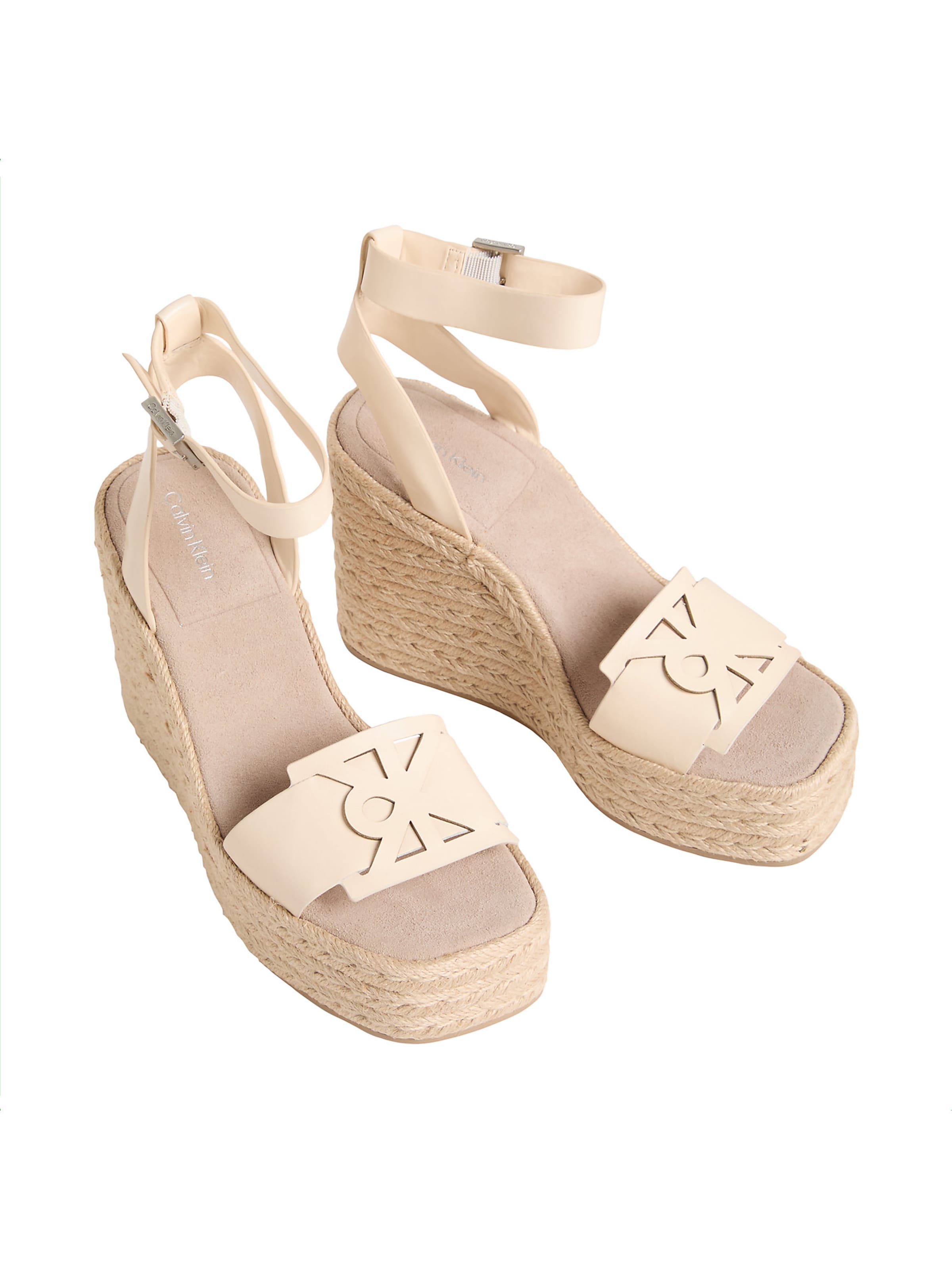 Calvin Klein Sandale 'Elisabeth' in Beige