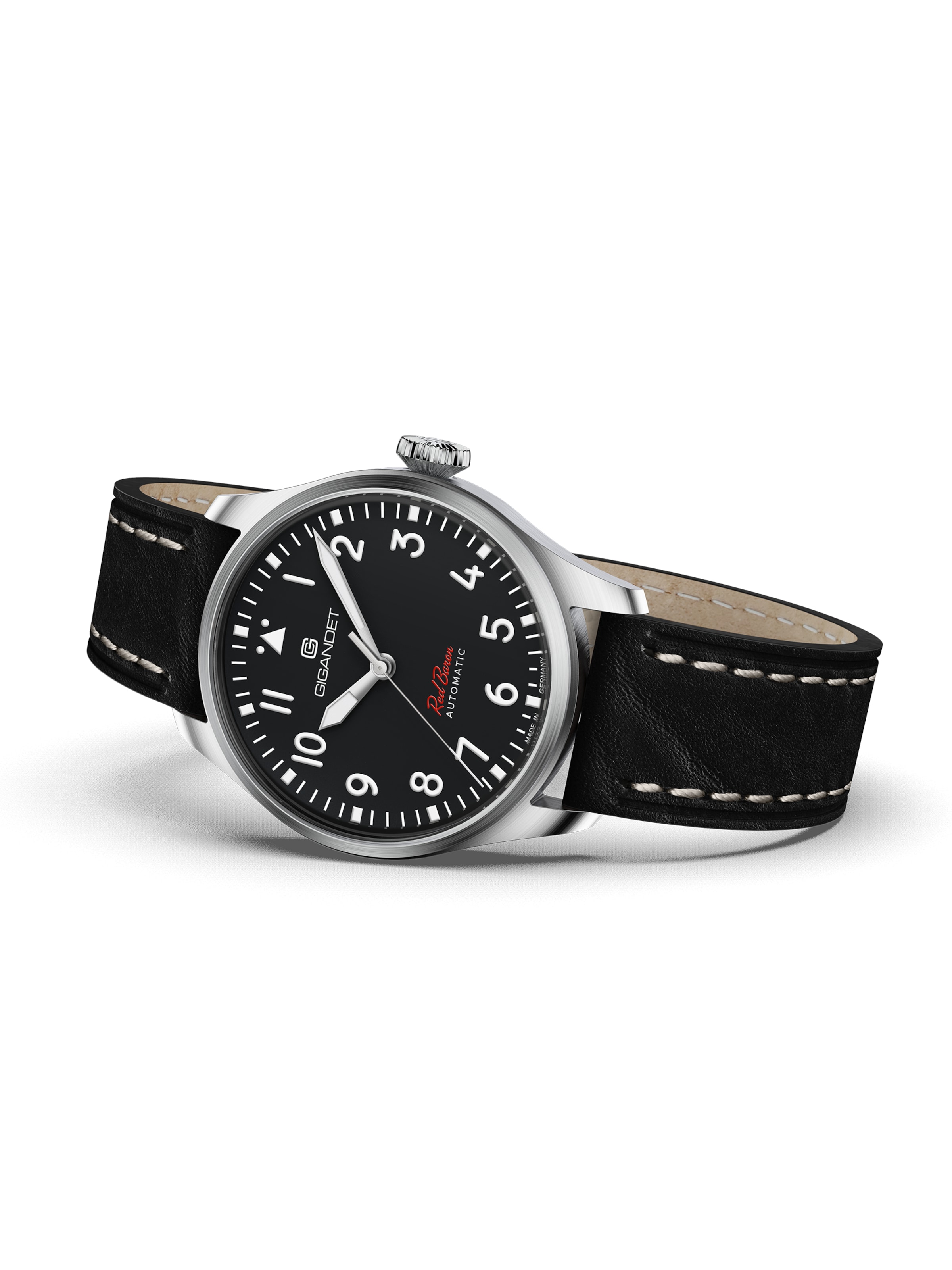 Gigandet Analog Watch 'RED BARON' in Black