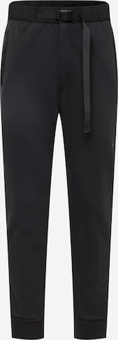 OAKLEY Tapered Workout Pants in Black: front