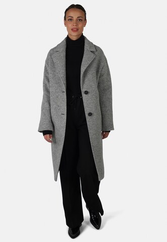 Fuchs Schmitt Between-Seasons Coat in Grey: front