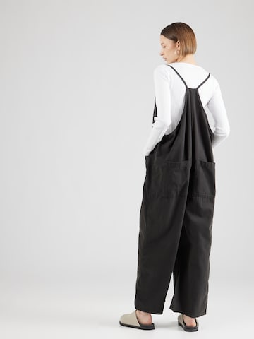 Monki Loose fit Jean Overalls in Black