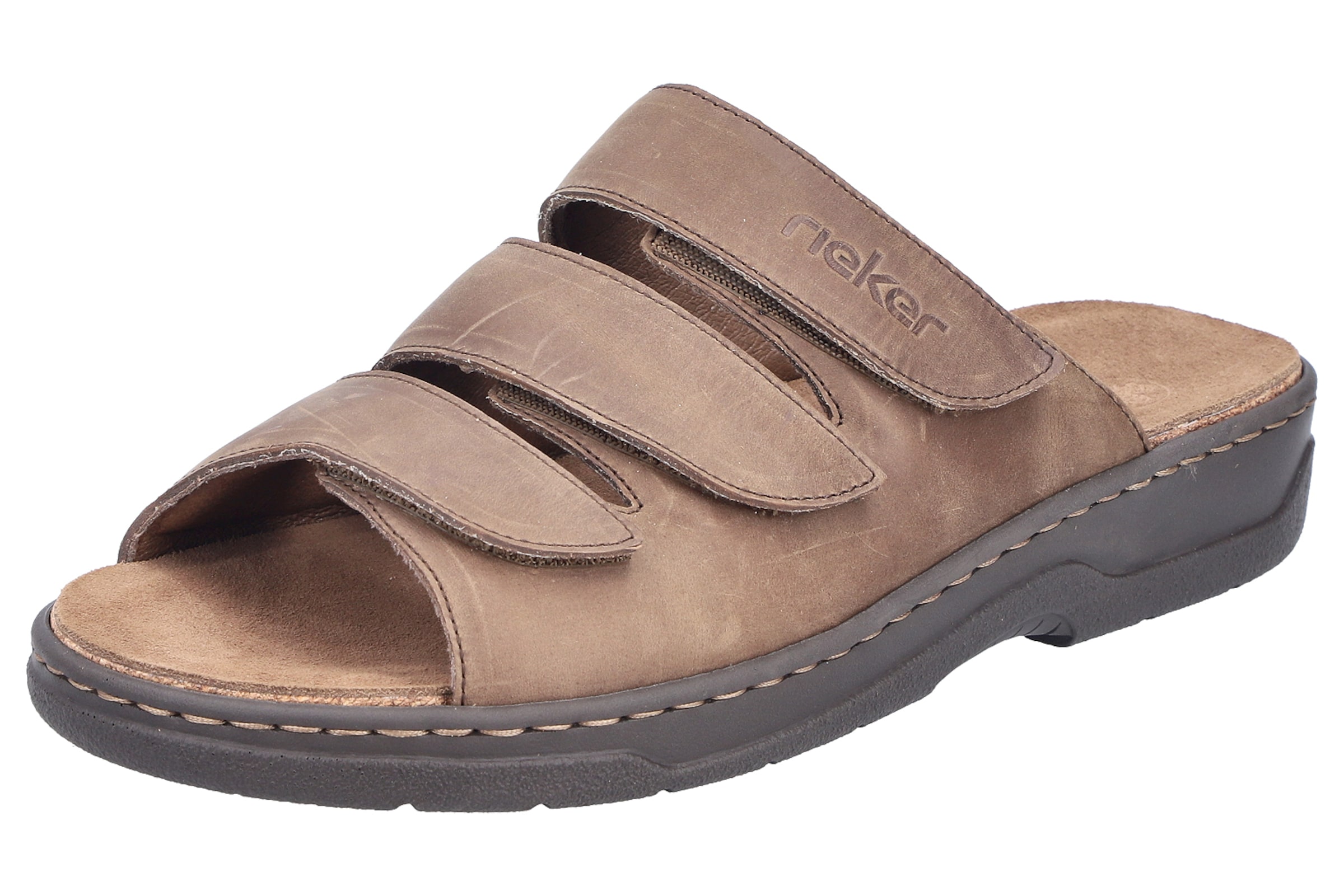 Mule Rieker en marron : devant