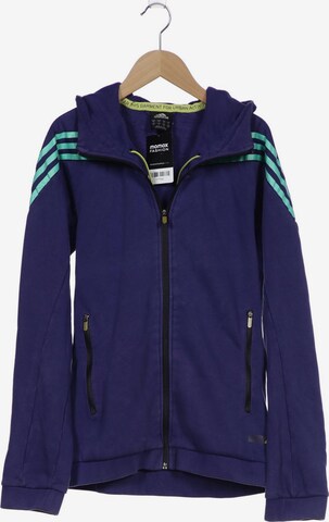 ADIDAS PERFORMANCE Sweatshirt & Zip-Up Hoodie in S in Purple: front
