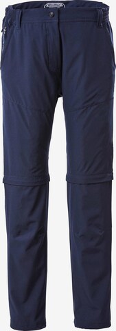 KILLTEC Regular Outdoorbroek in Blauw: voorkant