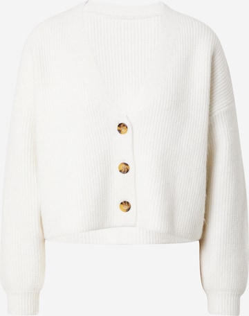 ABOUT YOU x MOGLI Knit Cardigan 'Florence' in White: front