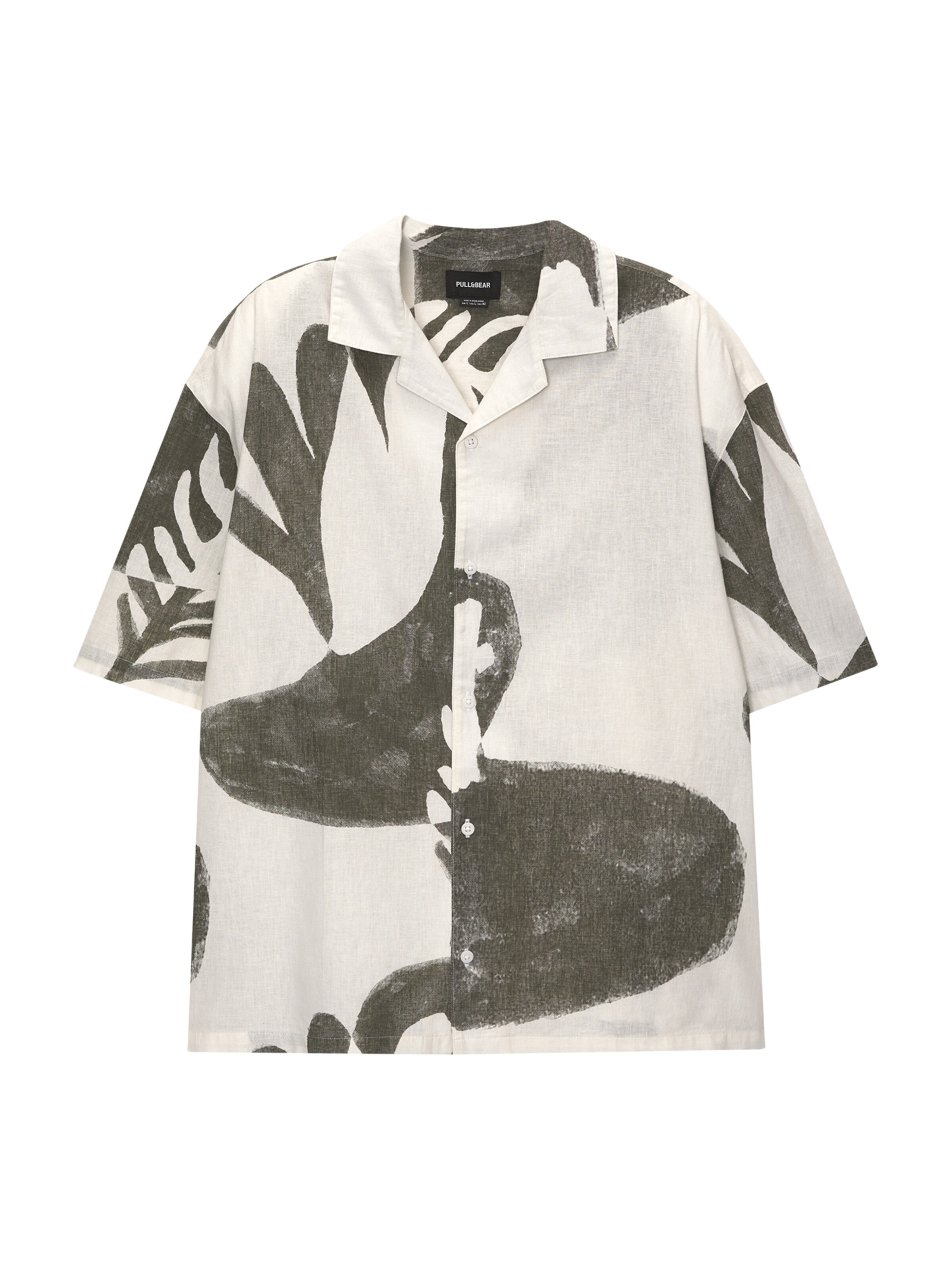 Pull&Bear Regular fit Ing - fehér: elől