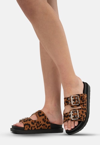 Mule Salinyang en marron