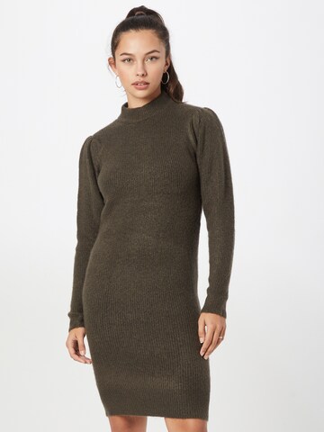 PIECES Knit dress 'Cana' in Green: front