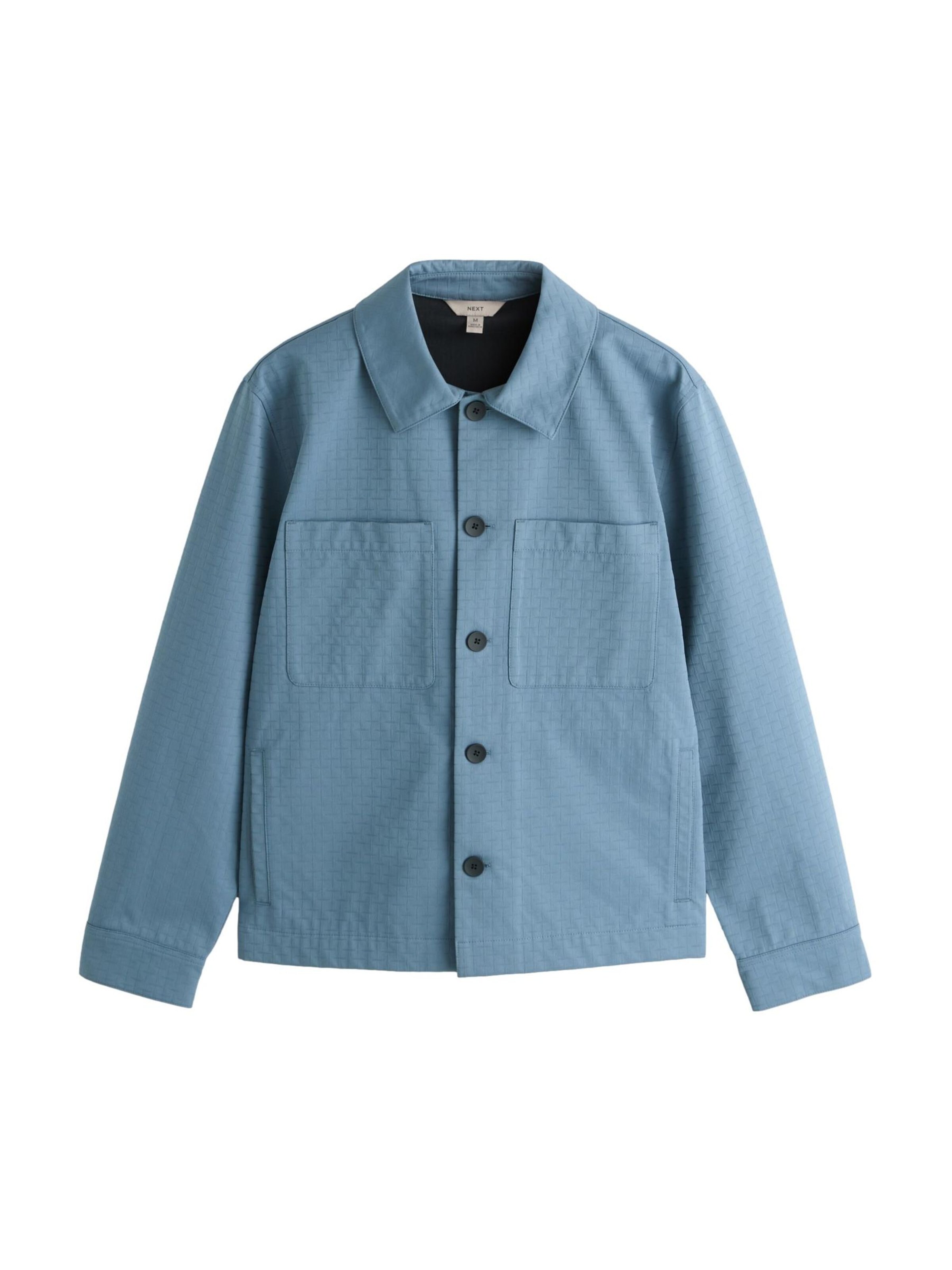 Next Jacke in Blau: Vorderseite