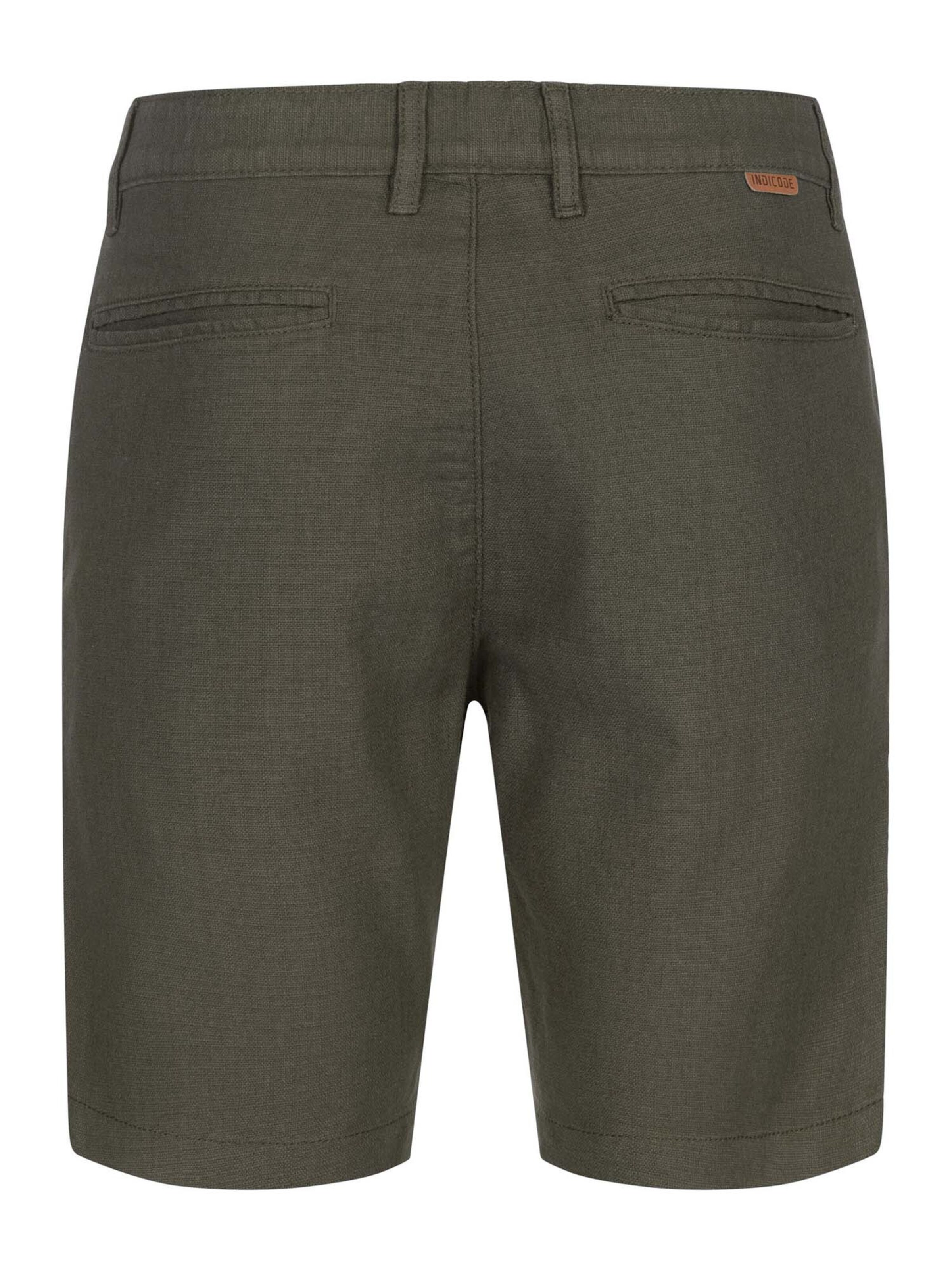 INDICODE JEANS Regular Hose 'B799' in Grün