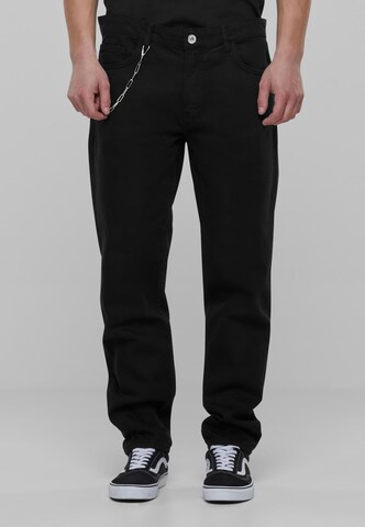 Loosefit Jeans di 2Y Premium in nero: frontale