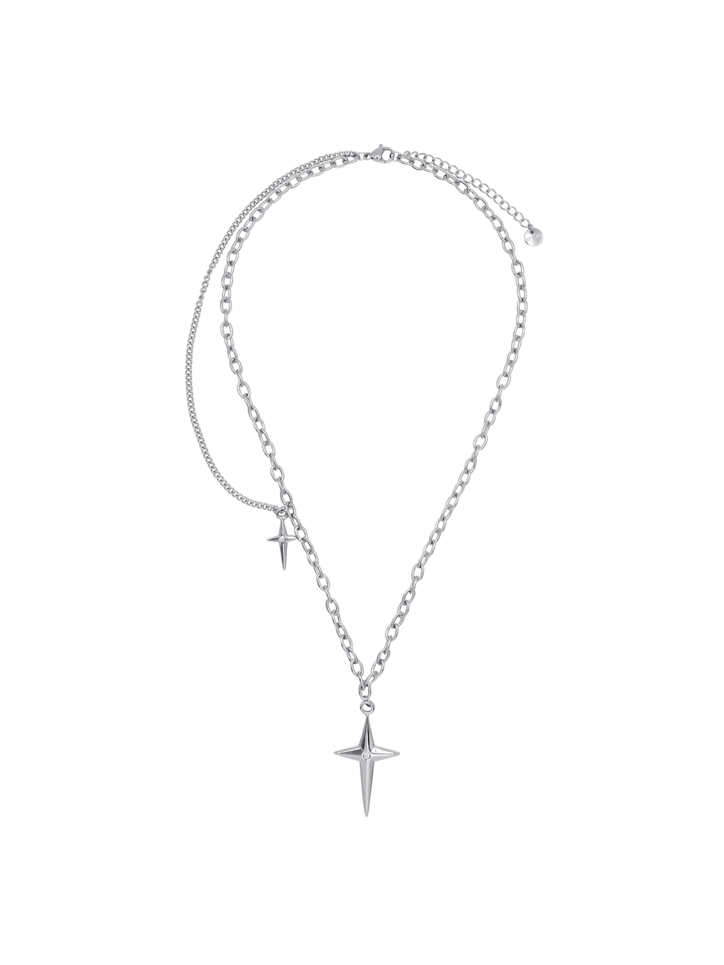 Heideman Ketting 'Luca' in Zilver: voorkant