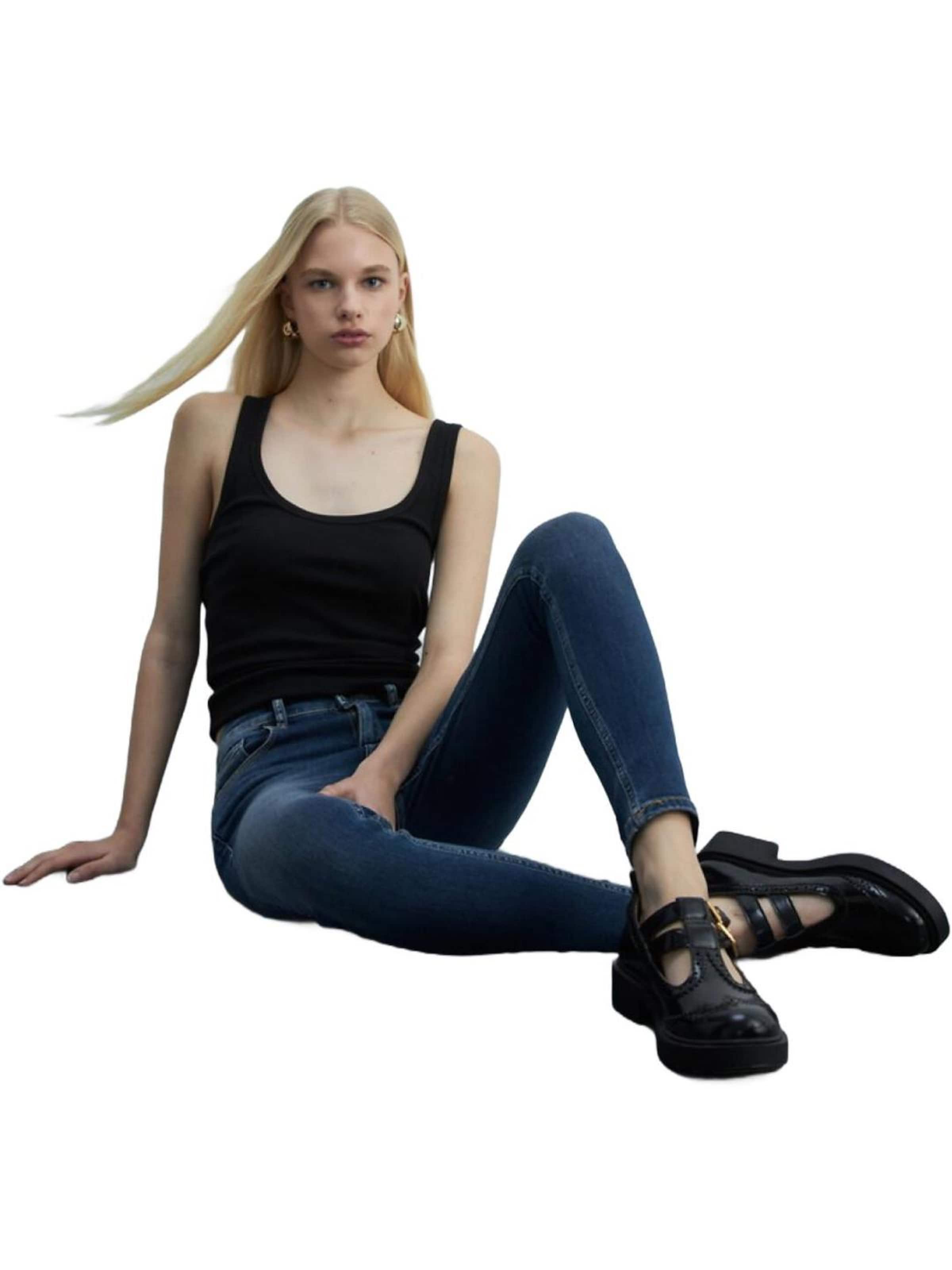 LTB Jeans - Skinny Vaquero 'LTB Jeans Tanya X Skinny Leg Mid Waist Jeanshose' en azul