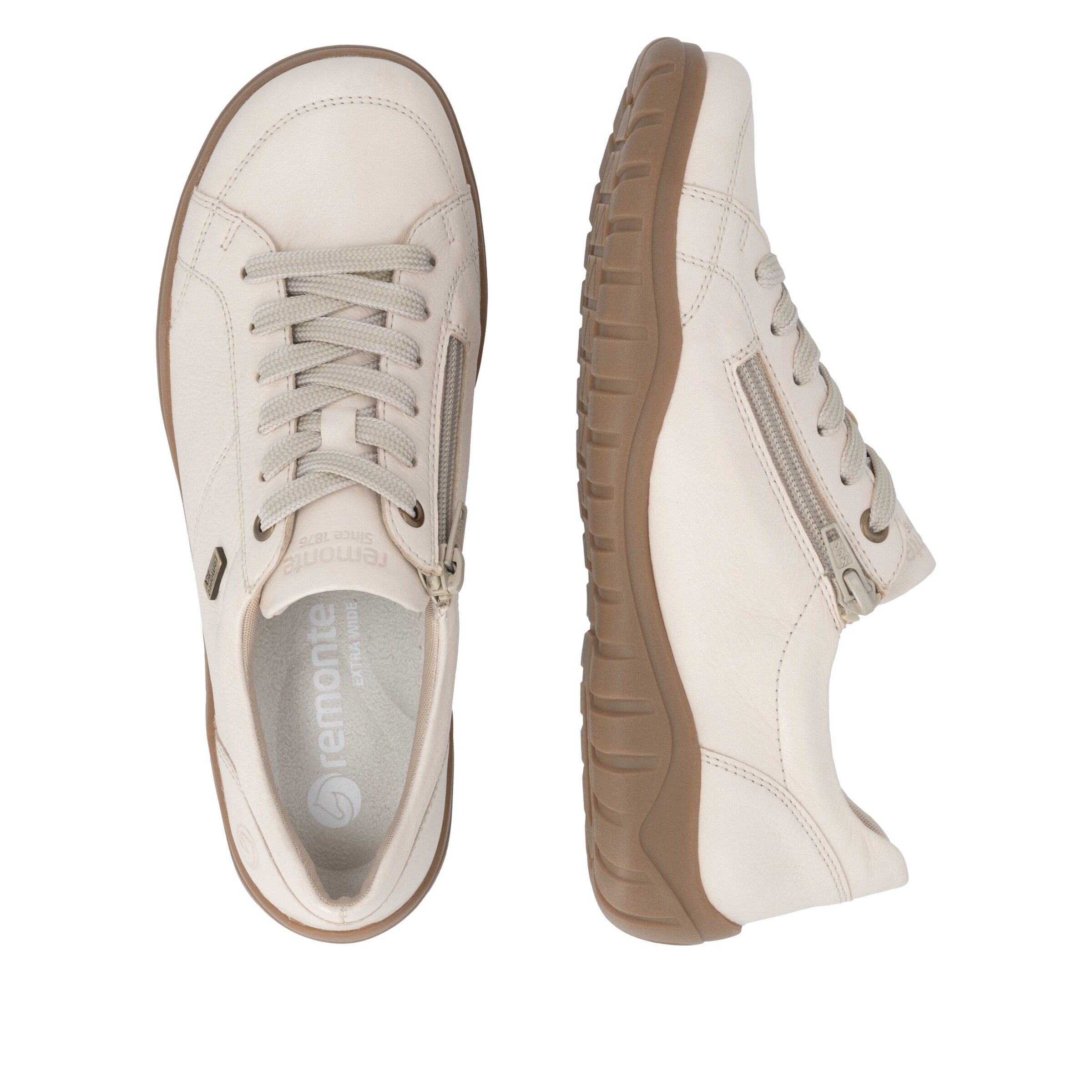 REMONTE Schnürschuh in Beige