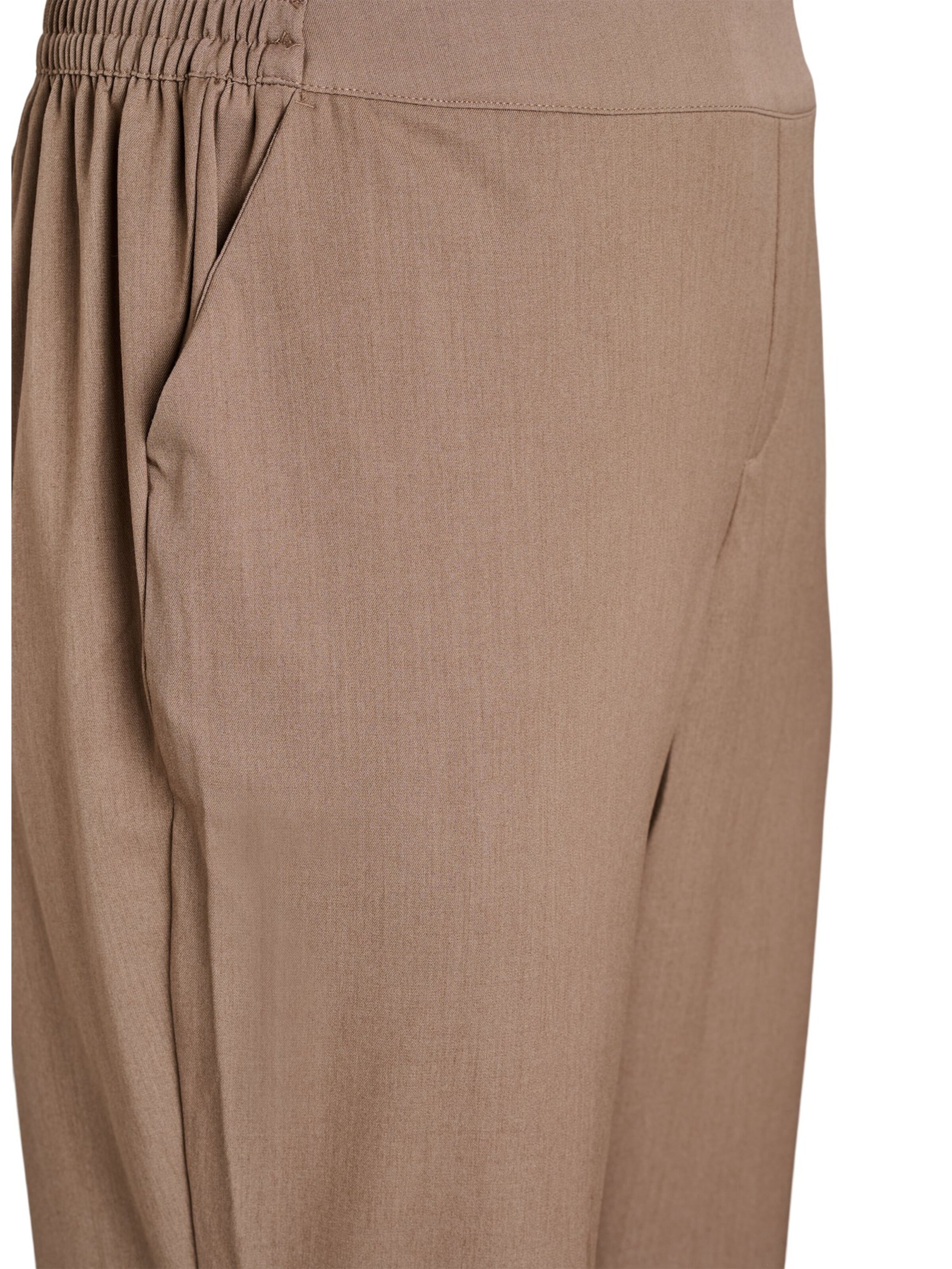 Zizzi Обычный Штаны 'Evina' в Коричневый