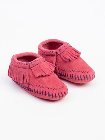 Minnetonka Laarzen 'Riley Softsole' in Roze