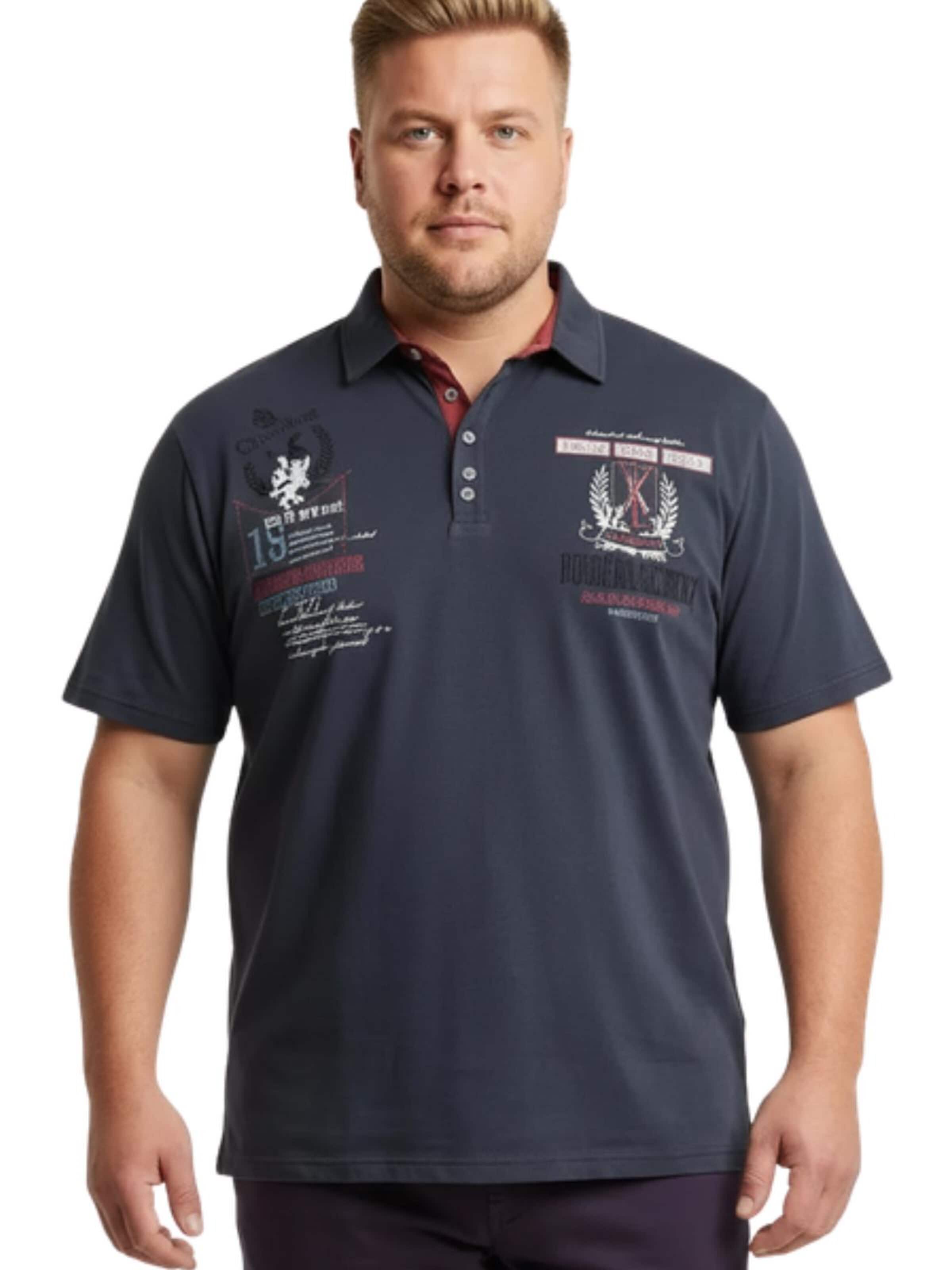 Lavecchia Shirt 'LV-2038 Übergrößen' in Grijs: voorkant