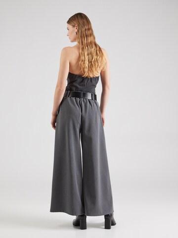ZABAIONE Wide leg Pleat-Front Pants 'Am44berr' in Grey