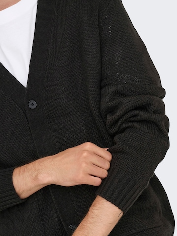 Vestes en maille 'MAJOR' Only & Sons en noir