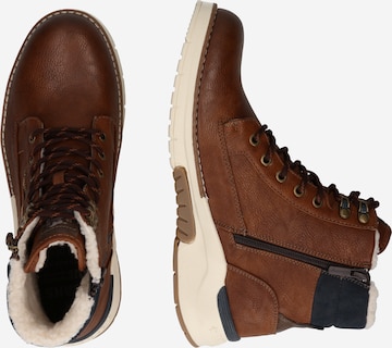 MUSTANG Lace-Up Boots in Brown