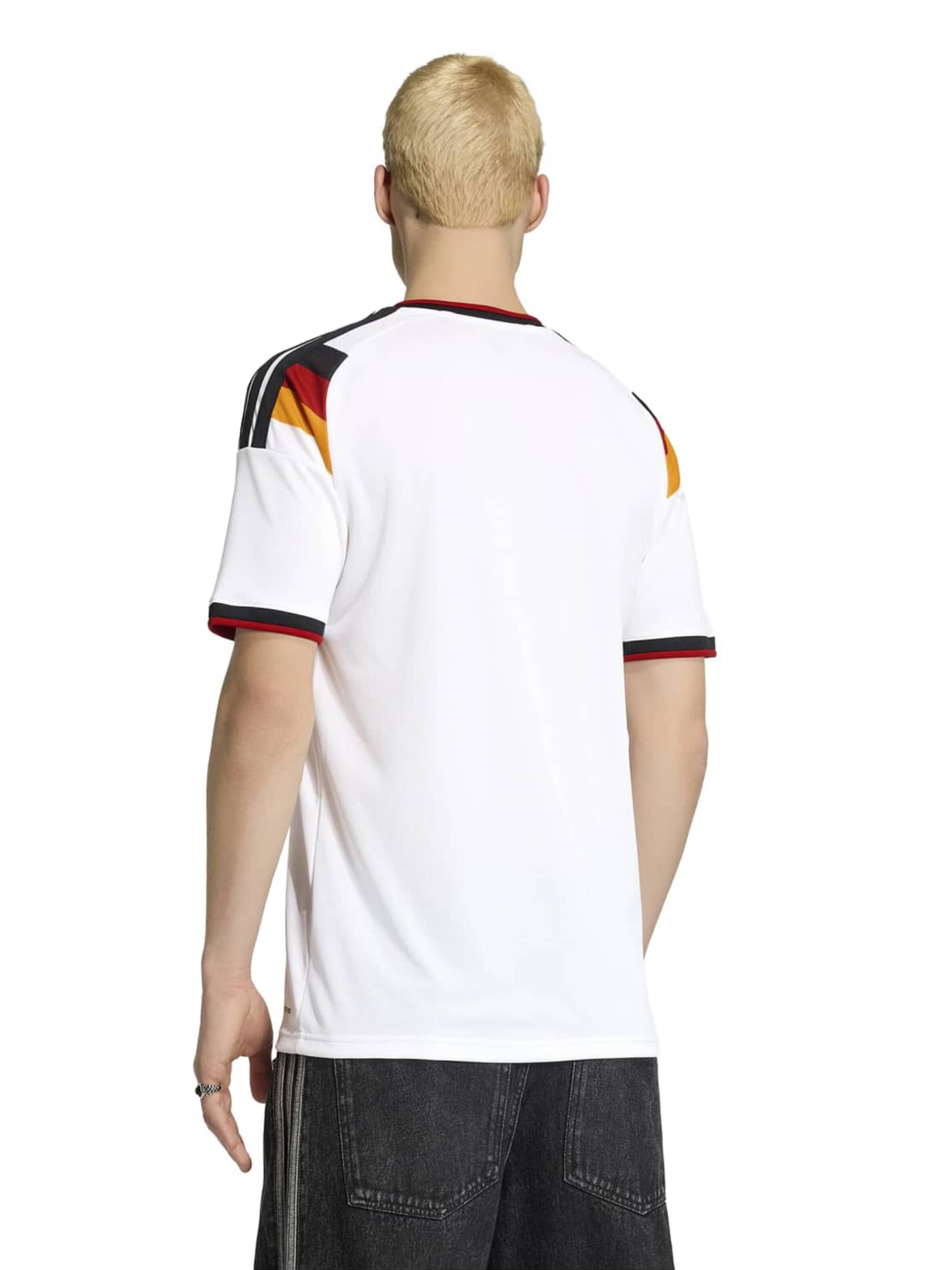balts ADIDAS PERFORMANCE Sportiska stila krekls 'Germany 26 Home'