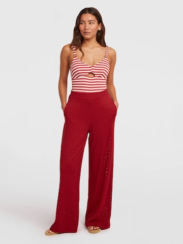 O'NEILL Zvonové kalhoty Kalhoty – červená