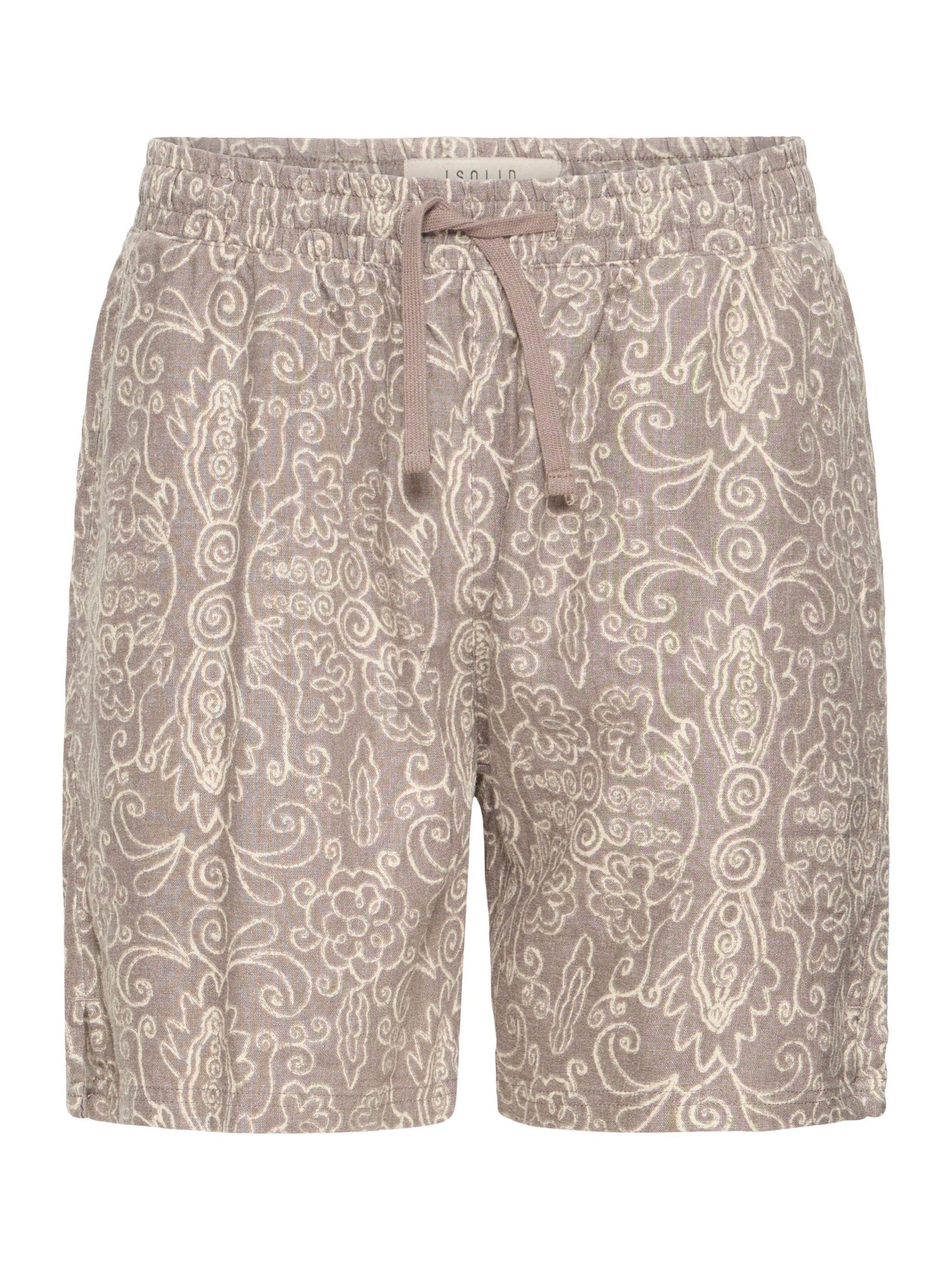 !Solid Regular Chino ' SDLiam ' in Bruin: voorkant