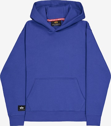 ALPHA INDUSTRIES Sweatshirt in Blue: front