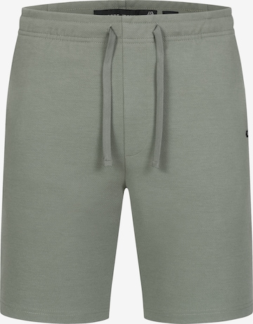 INDICODE JEANS Shorts 'INCowell' in Grau: Vorderseite