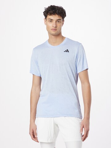 T-Shirt fonctionnel ADIDAS PERFORMANCE en bleu : devant