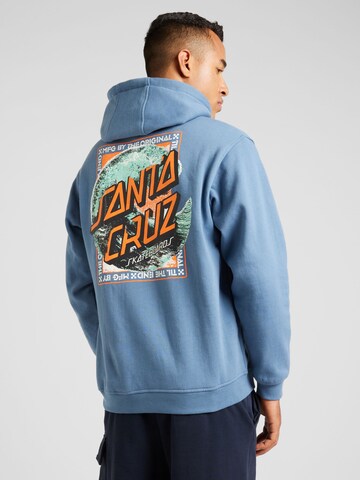 Santa Cruz Sweatshirt 'Breaker Dot' in Blau