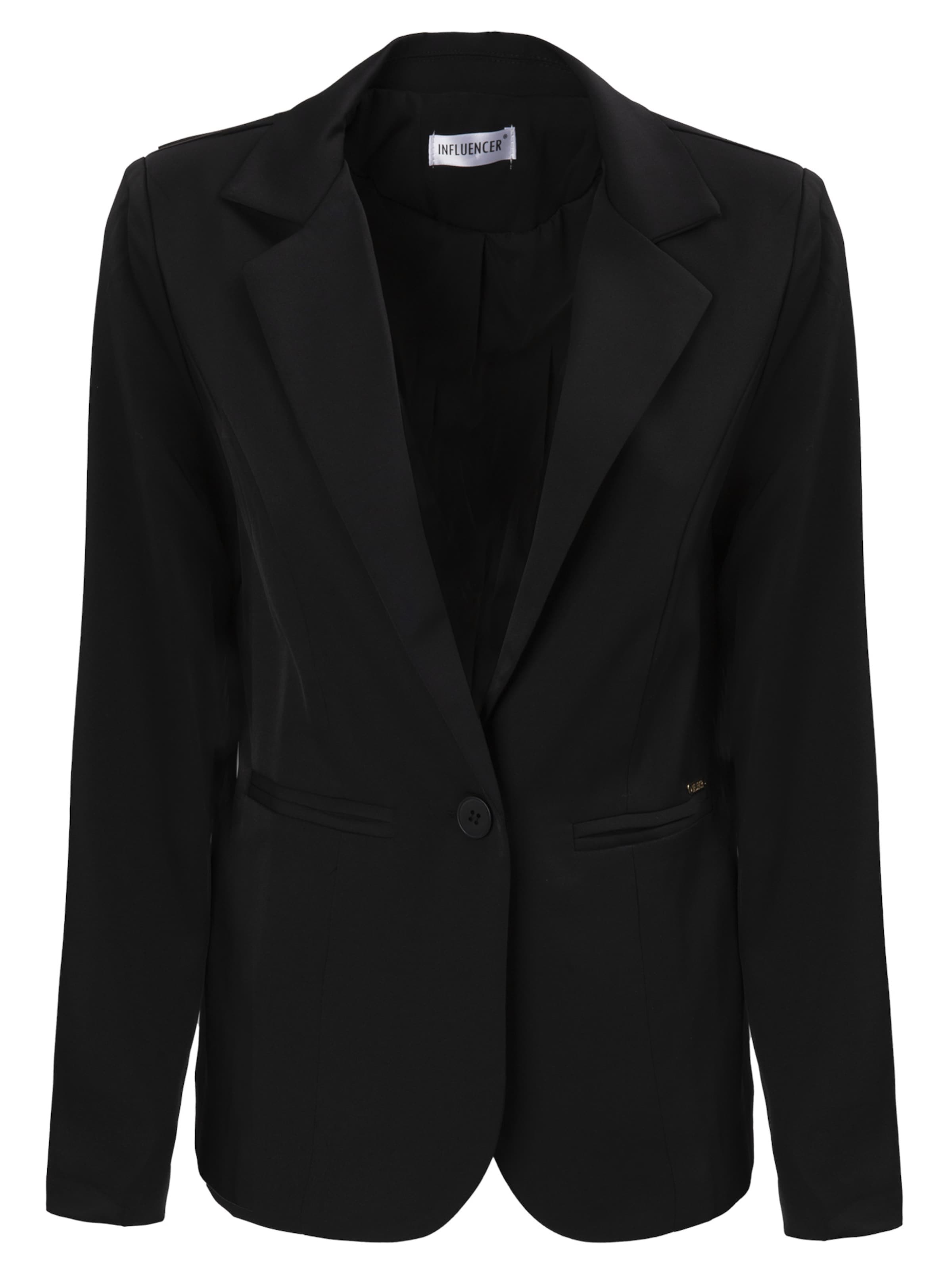 Blazer di Influencer in nero: frontale