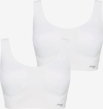 SLOGGI - Sujetador ' ZERO Feel Top ' en blanco: frente