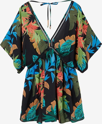 Desigual - Vestido de praia em mistura de cores: frente