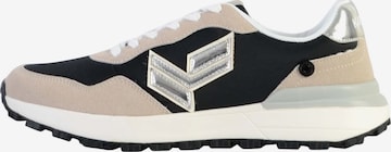 Kaporal - Calzado deportivo con cordones en negro: frente