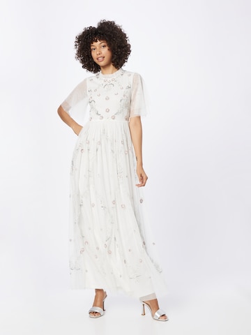 Frock and Frill - Vestido de festa em branco: frente