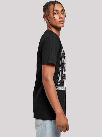 T-Shirt 'Disney Every Fairy Tale Needs A Villain -BLK' F4NT4STIC en noir