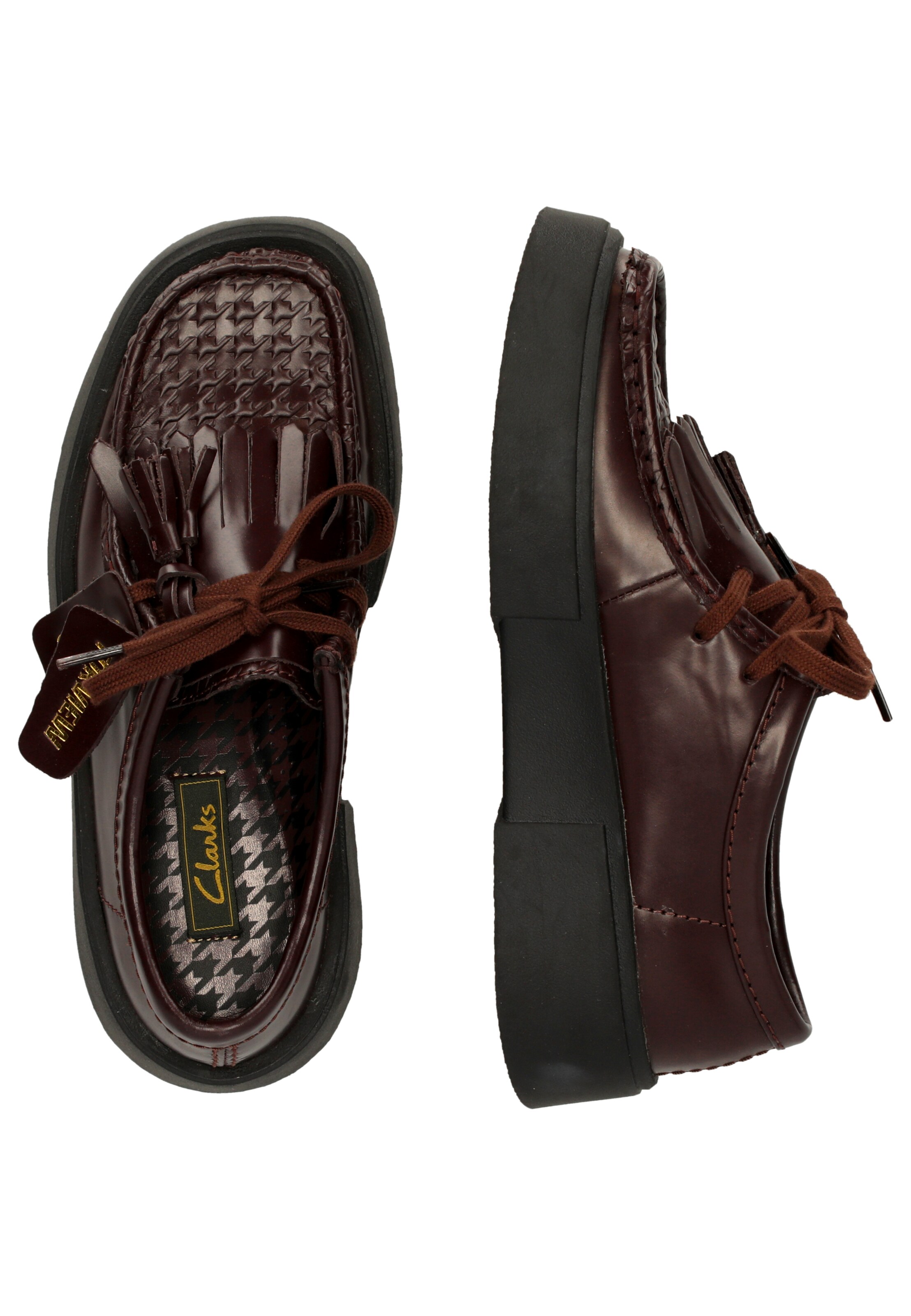 CLARKS Lace-up shoe 'Torview' in Red