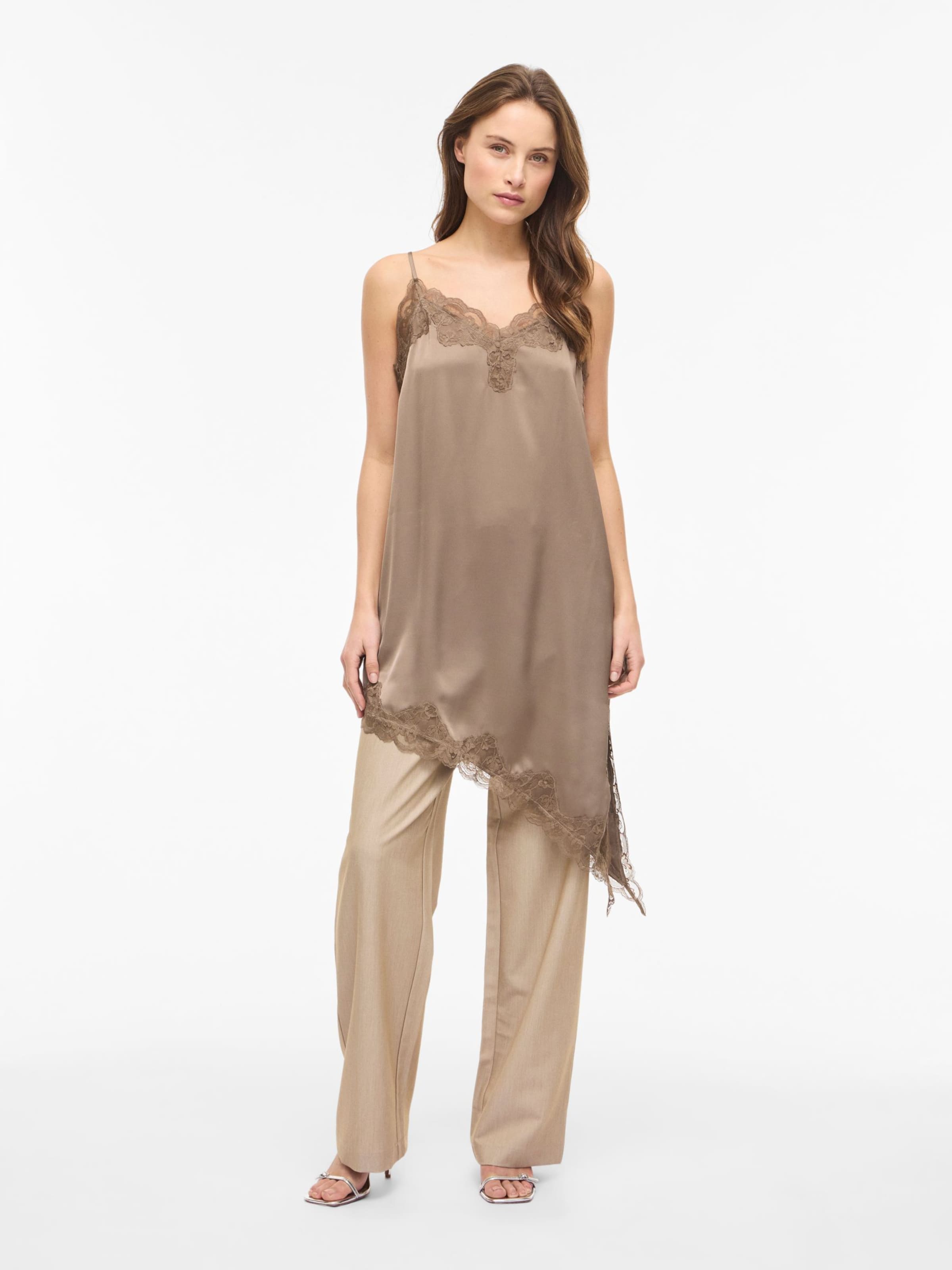 VILA Kjole 'VILACEY' i brun: forside