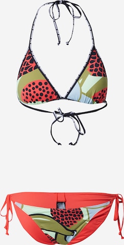 Triangle Bikini 'Jil' DELICATELOVE en mélange de couleurs : devant