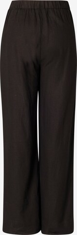 BASE LEVEL CURVY Regular Pajama Pants in Black