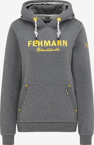 Schmuddelwedda Sweatshirt 'Fehmarn' in Grau: predná strana