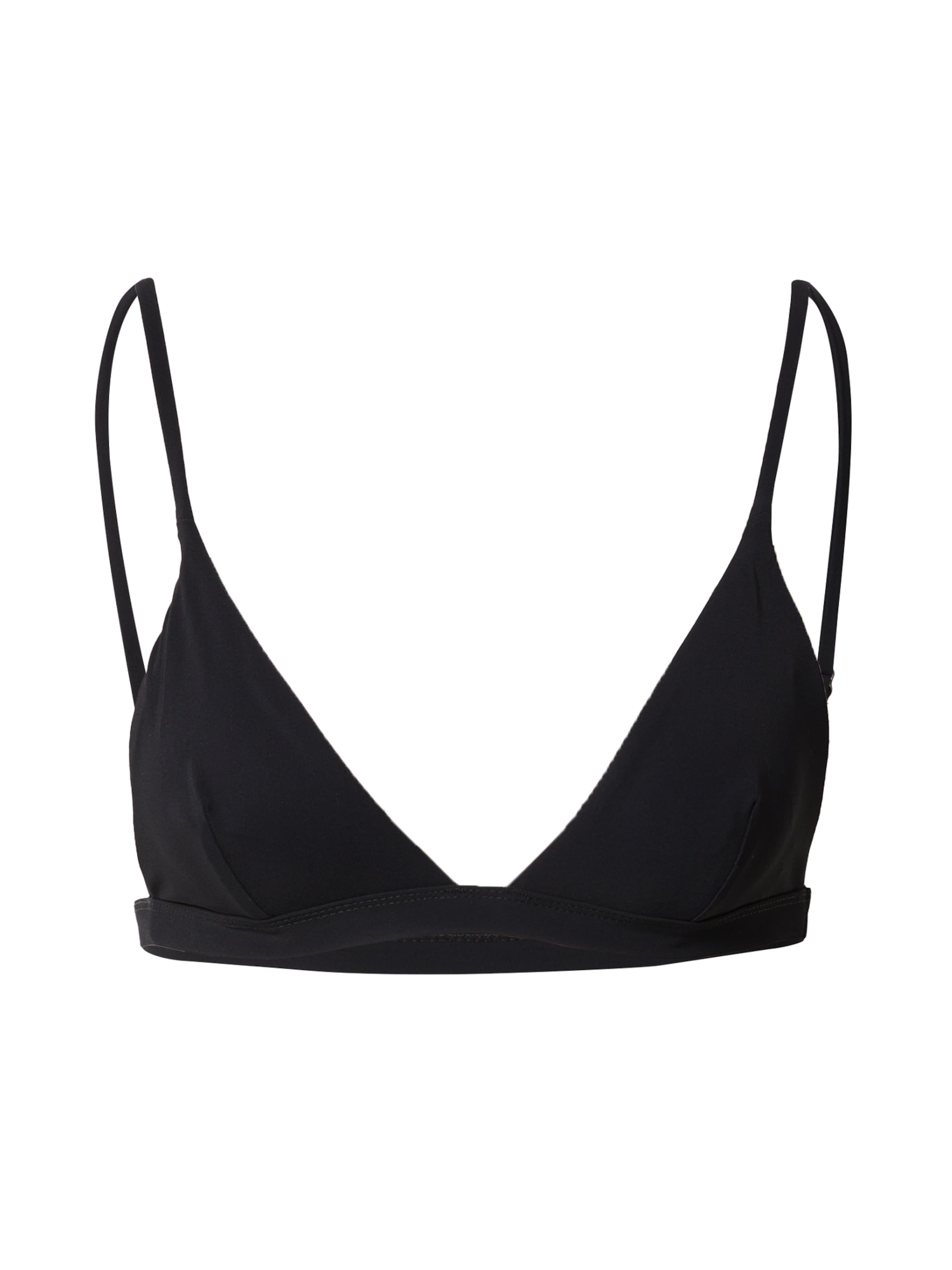 Banana Moon Triangel Bikinitop in Zwart: voorkant