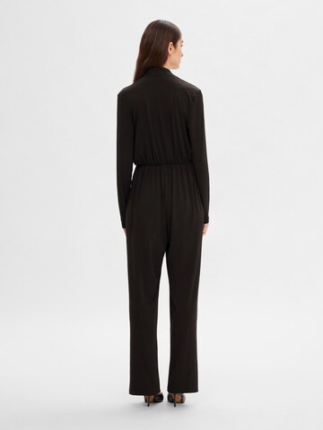 SELECTED FEMME Jumpsuit 'Robin' in Schwarz