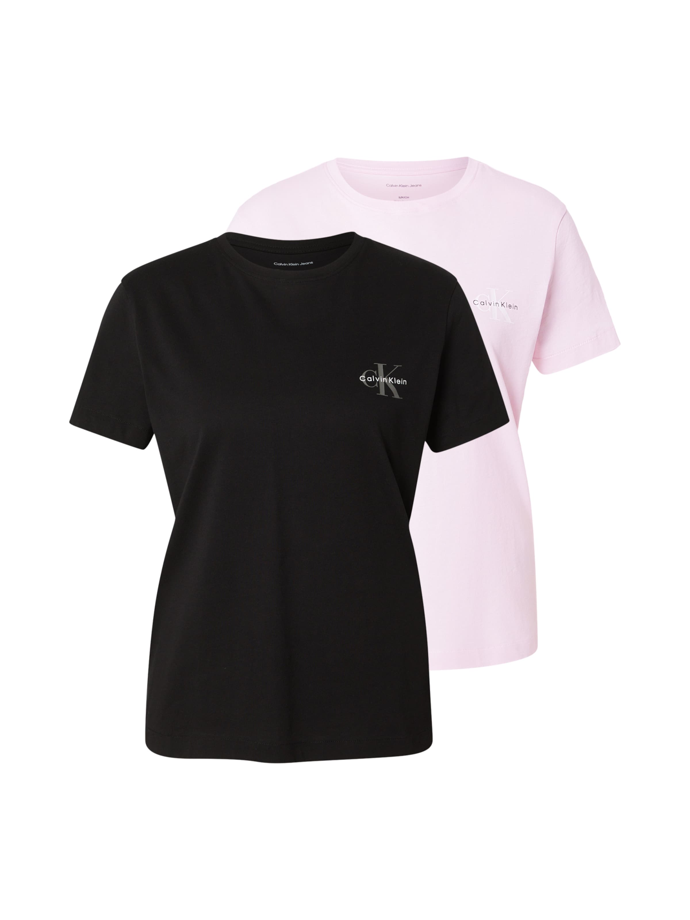 Calvin Klein Jeans Тениска в розово: отпред