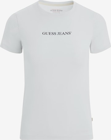 T-shirt GUESS JEANS en blanc : devant