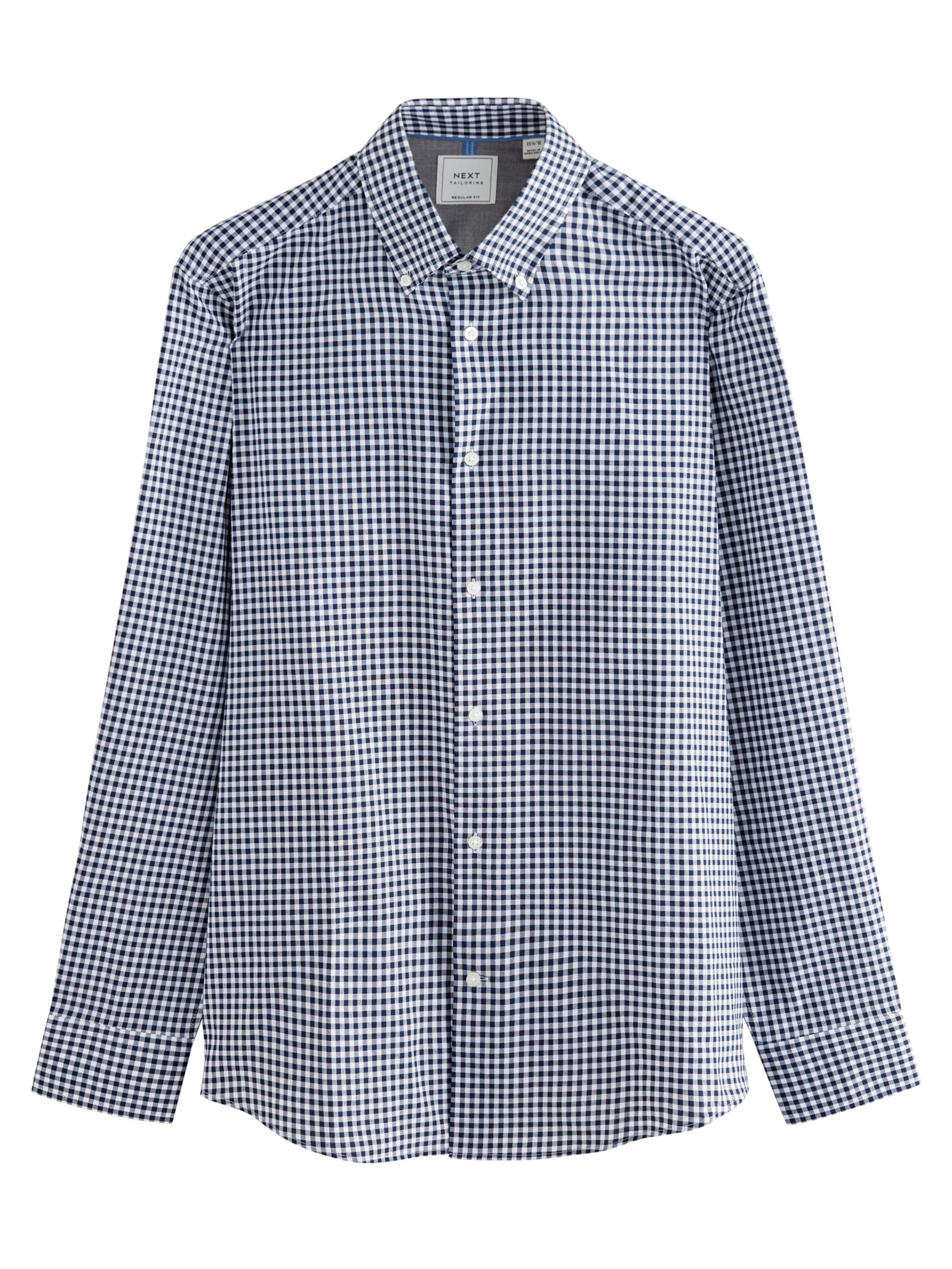 Next Rovný strih Košeľa - Modrá